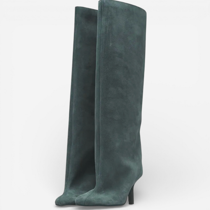 Women's Elegant Knee High Heeled Boots