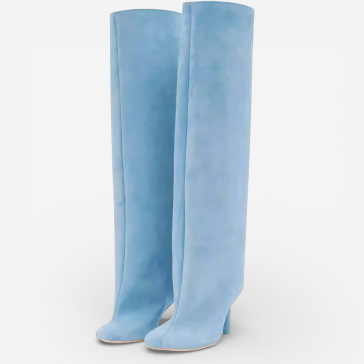 Women's Elegant Knee High Heeled Boots