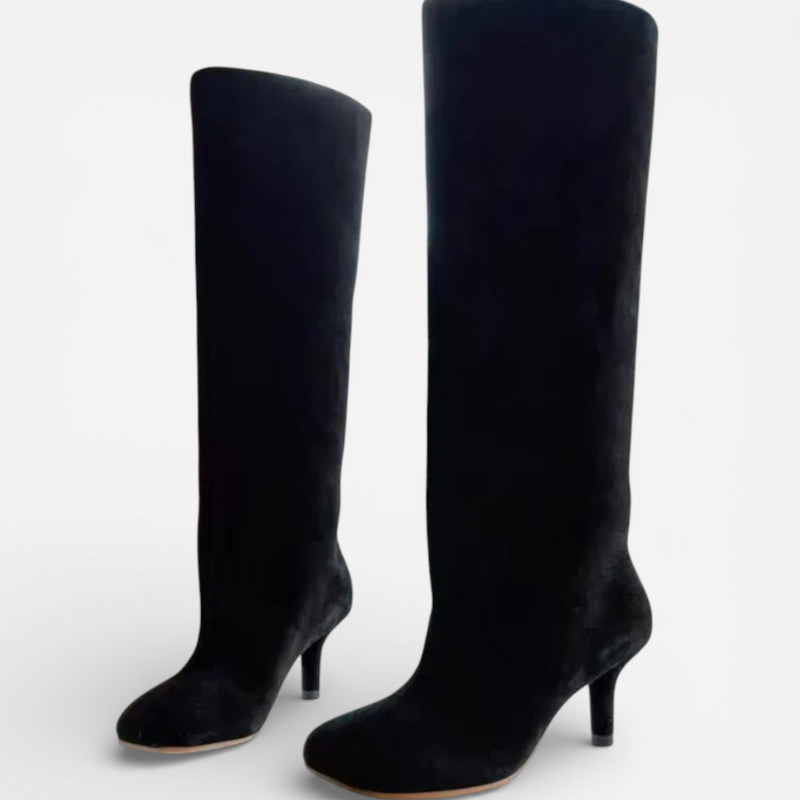 Women's Elegant Knee High Heeled Boots