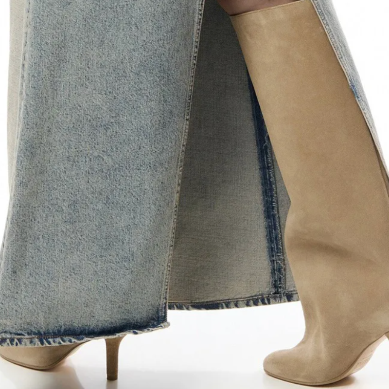 Women's Elegant Knee High Heeled Boots