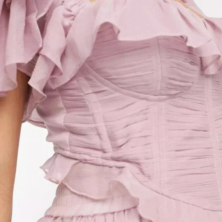 Women’s Formal Off-Shoulder Ruffle Maxi Dress