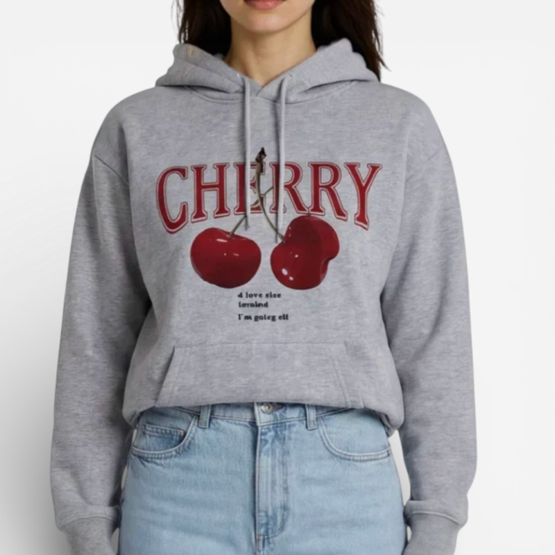 Women's Retro Cherry Hoodie