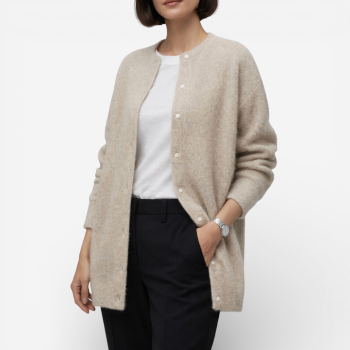 Women's Knitted Luxe Wool Cardigan