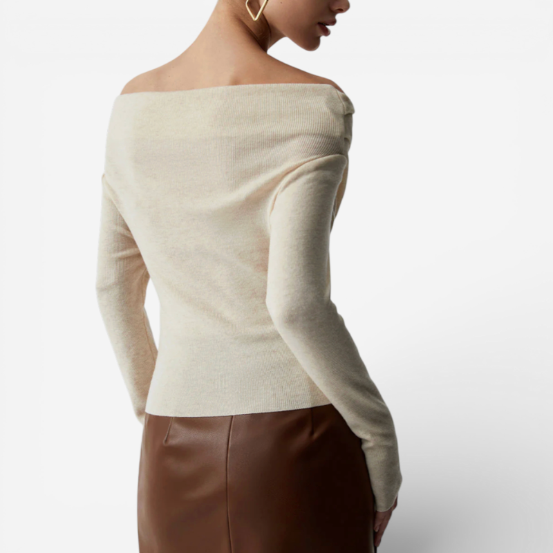 Women's Long Sleeve Off Shoulder Top