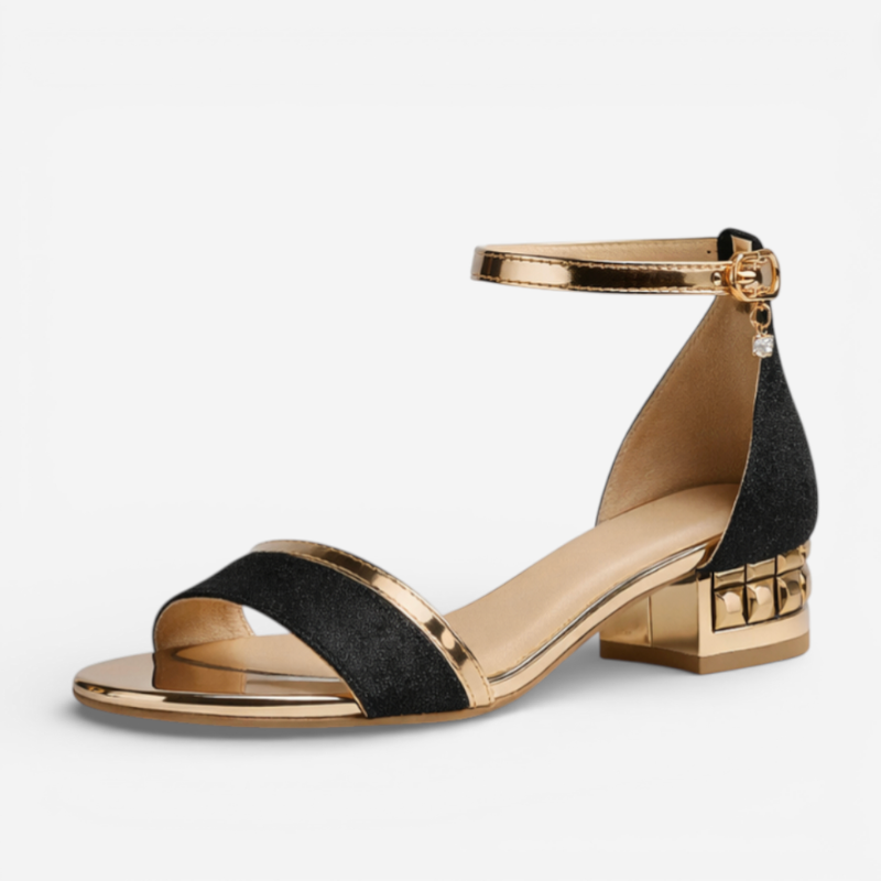 Women's Elegant Ankle Strap Block Heels