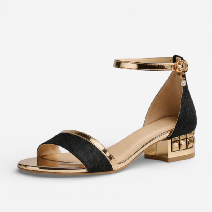 Women's Elegant Ankle Strap Block Heels
