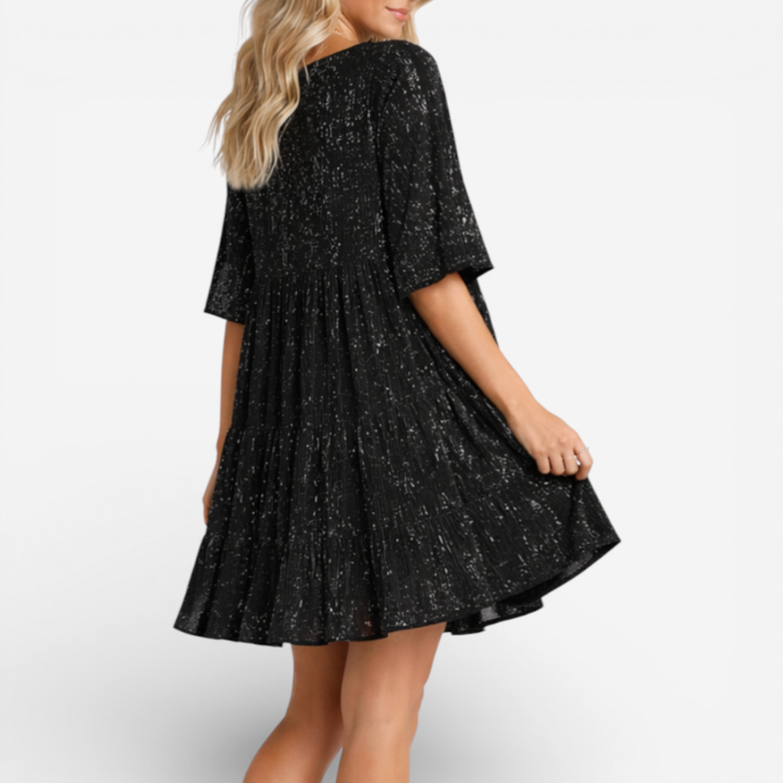 Women's Midi Cocktail Sequin Dress