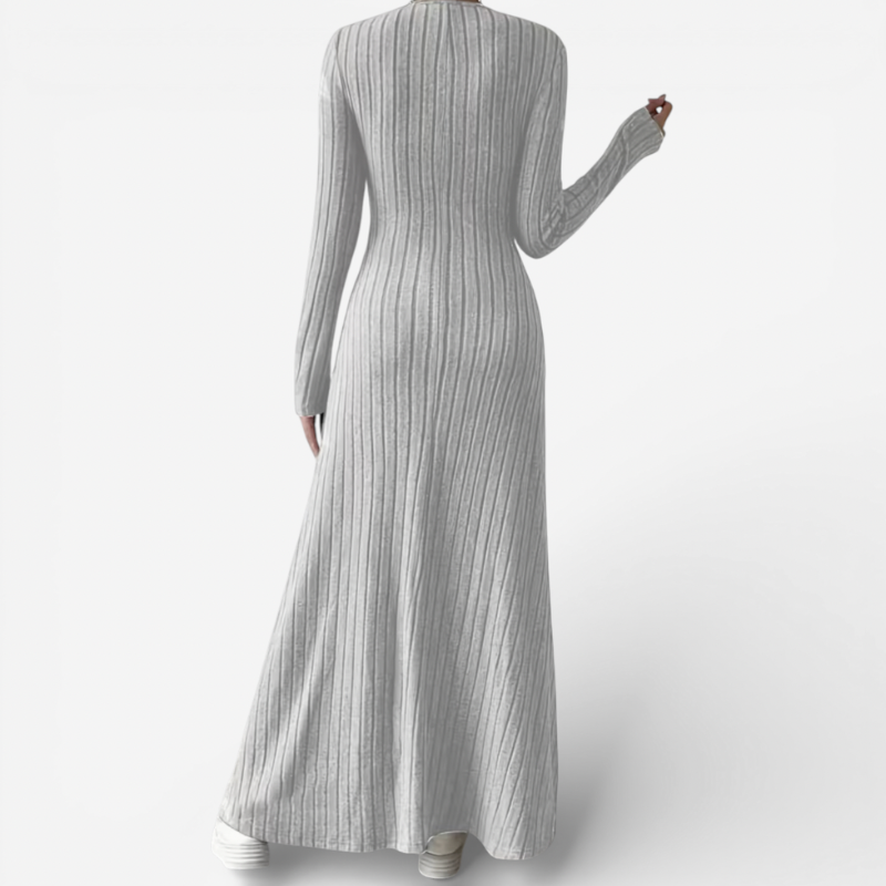 Women's Long Sleeve Knitted Maxi Dress
