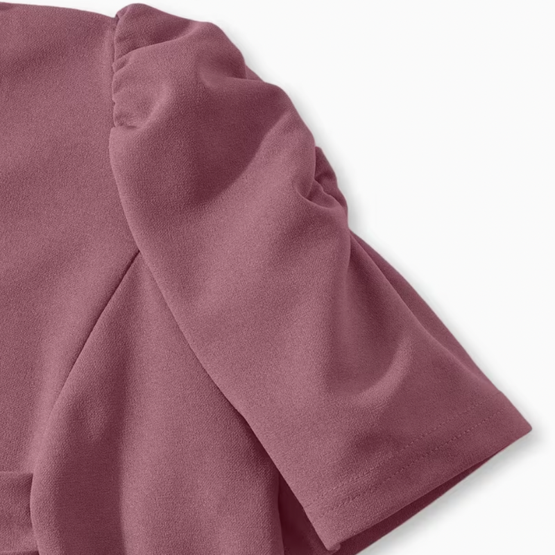 Women's Formal Short Sleeve Midi Dress