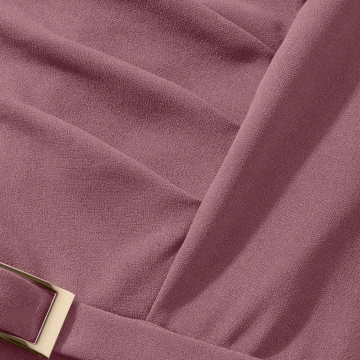 Women's Formal Short Sleeve Midi Dress