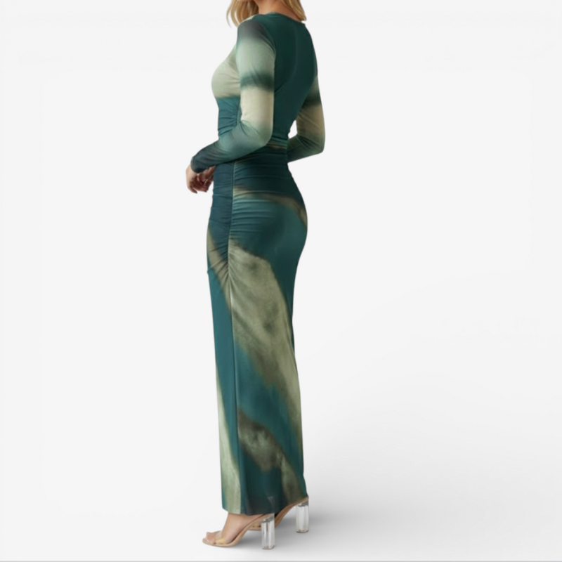 Women's Long Sleeve Maxi Dress