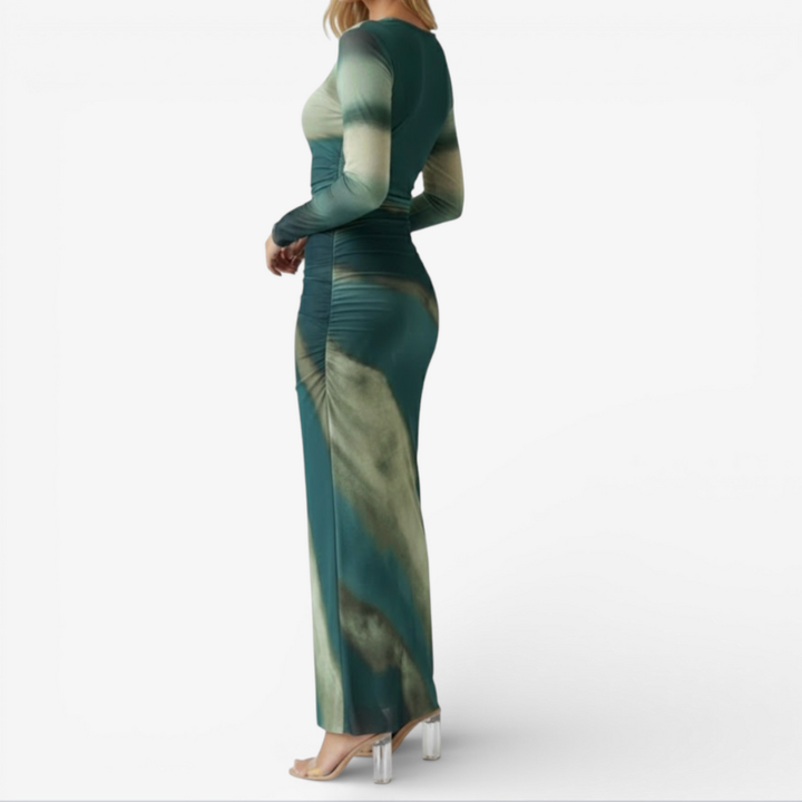 Women's Long Sleeve Maxi Dress