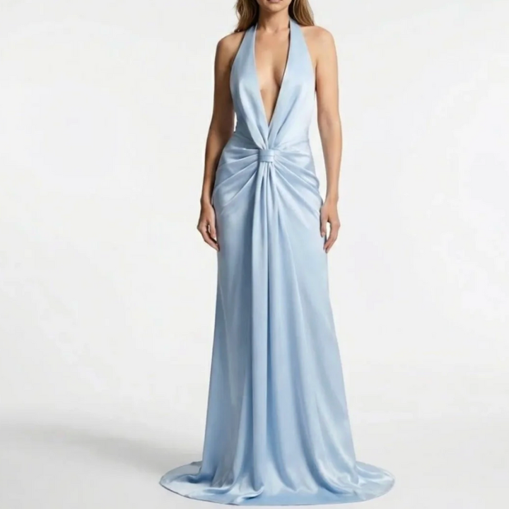 Women's V-Neck Wedding Guest Dress