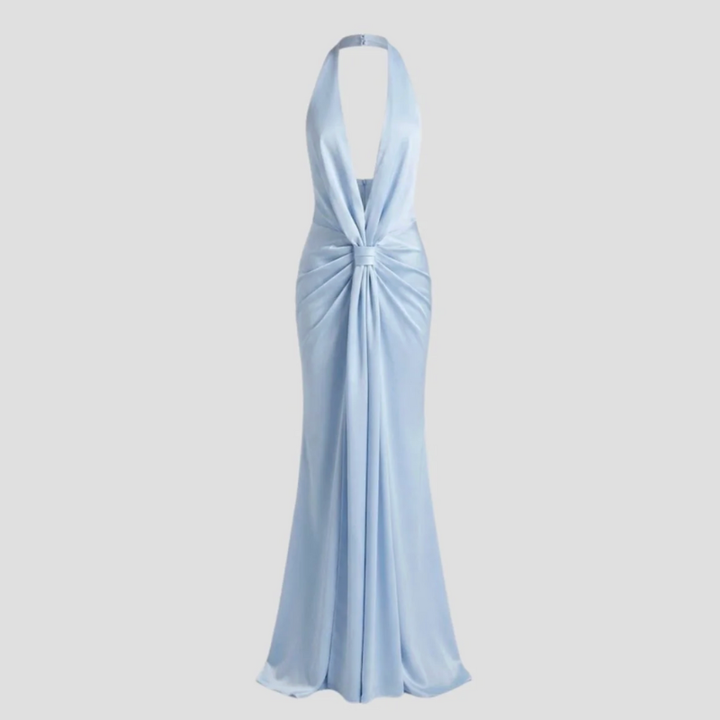 Women's V-Neck Wedding Guest Dress