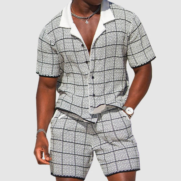 Premium Men's Checkered Set