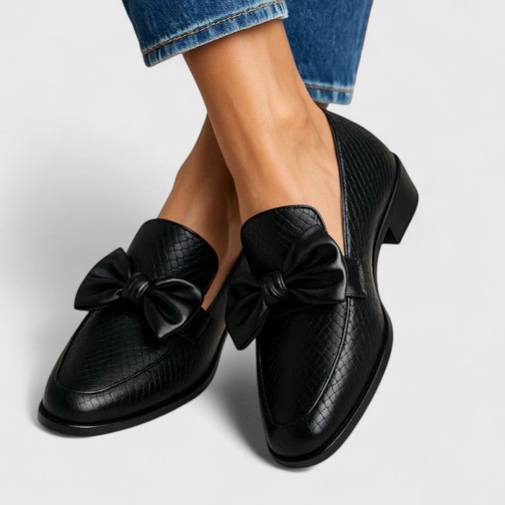 Women’s Bow Accent Slip-On Loafers