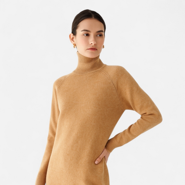 Women's Cashmere Mock-Neck Sweater