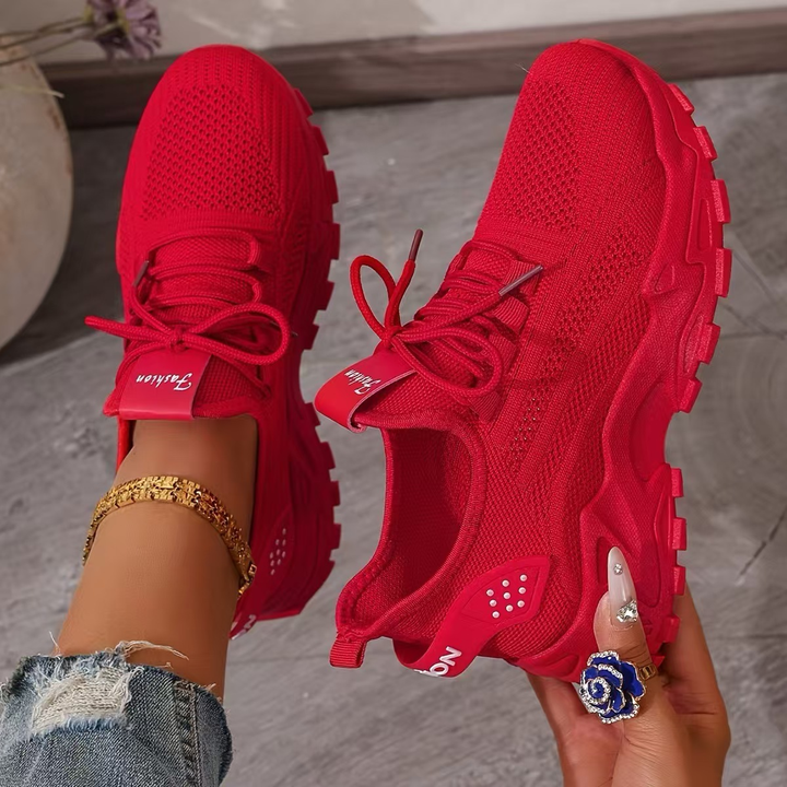 Cushioned arch support comfort sneakers for women -4