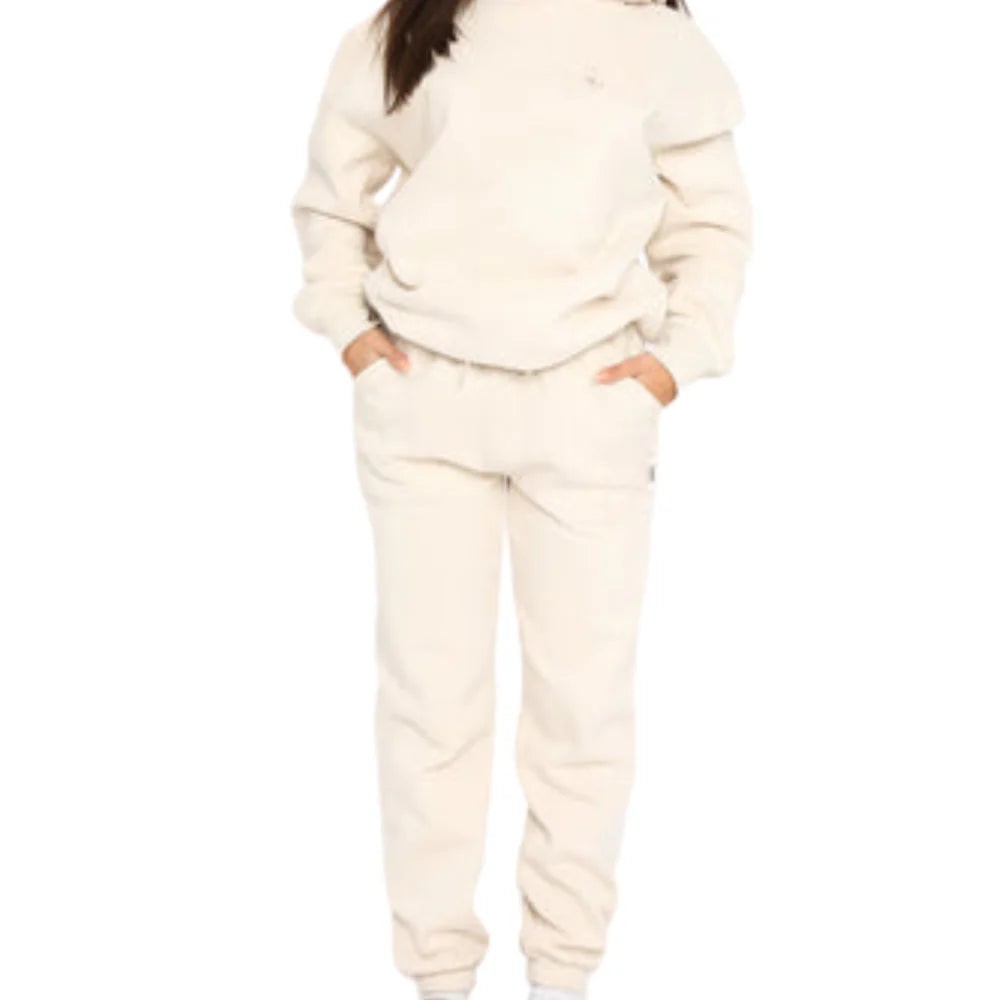 Women's Minimalistic Hoodie Jogging Set