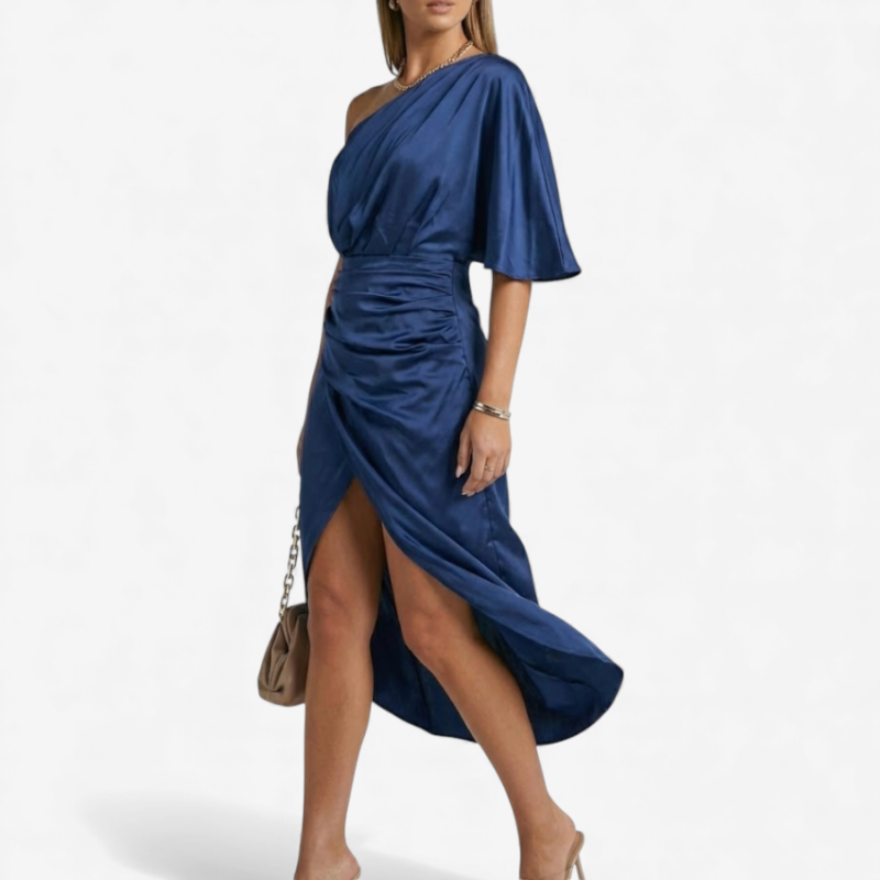 Women's Elegant One Shoulder Dress