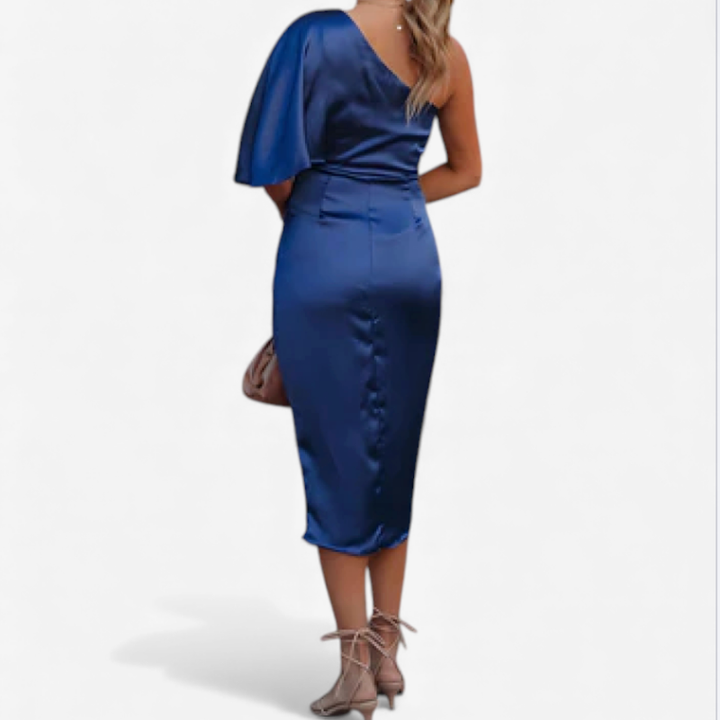 Women's Elegant One Shoulder Dress