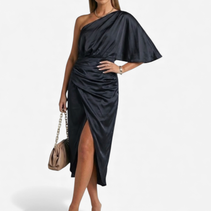 Women's Elegant One Shoulder Dress