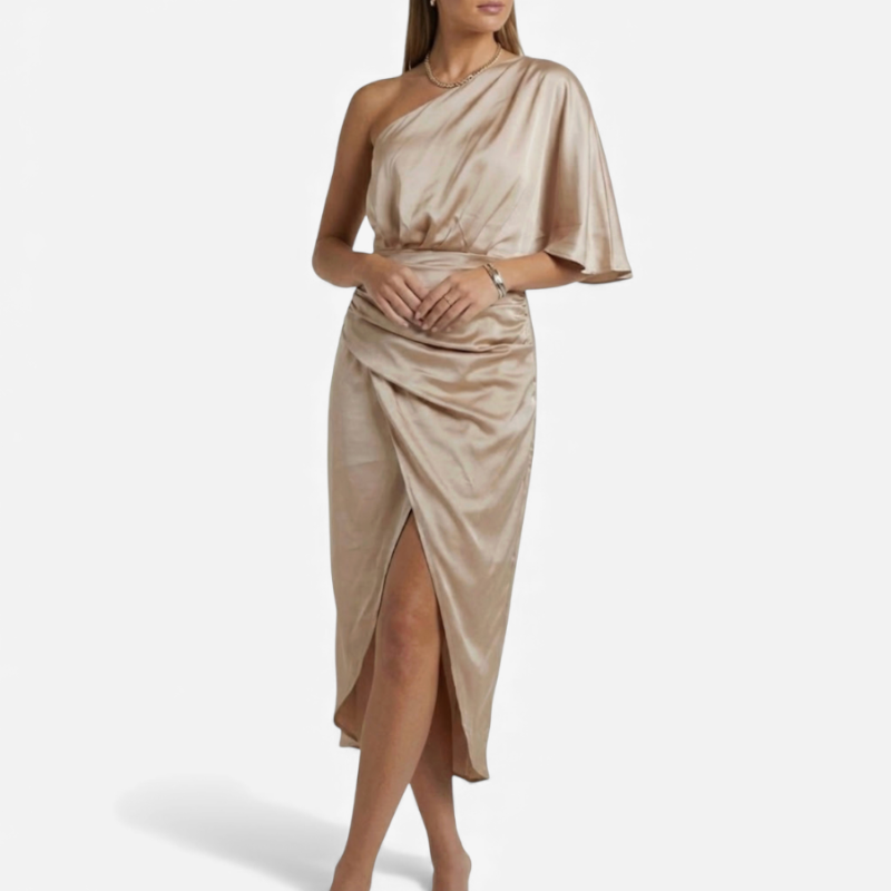 Women's Elegant One Shoulder Dress