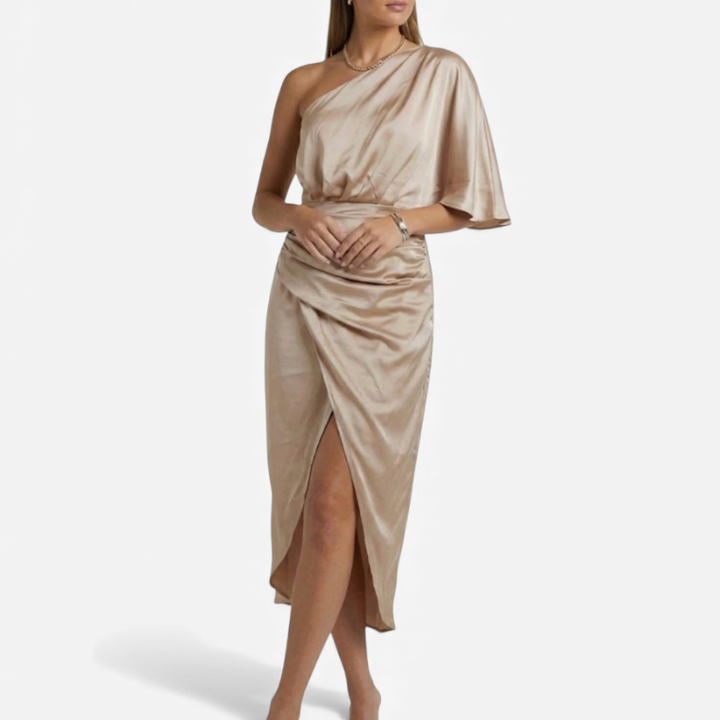 Women's Elegant One Shoulder Dress