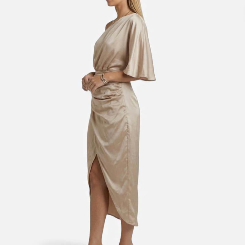 Women's Elegant One Shoulder Dress
