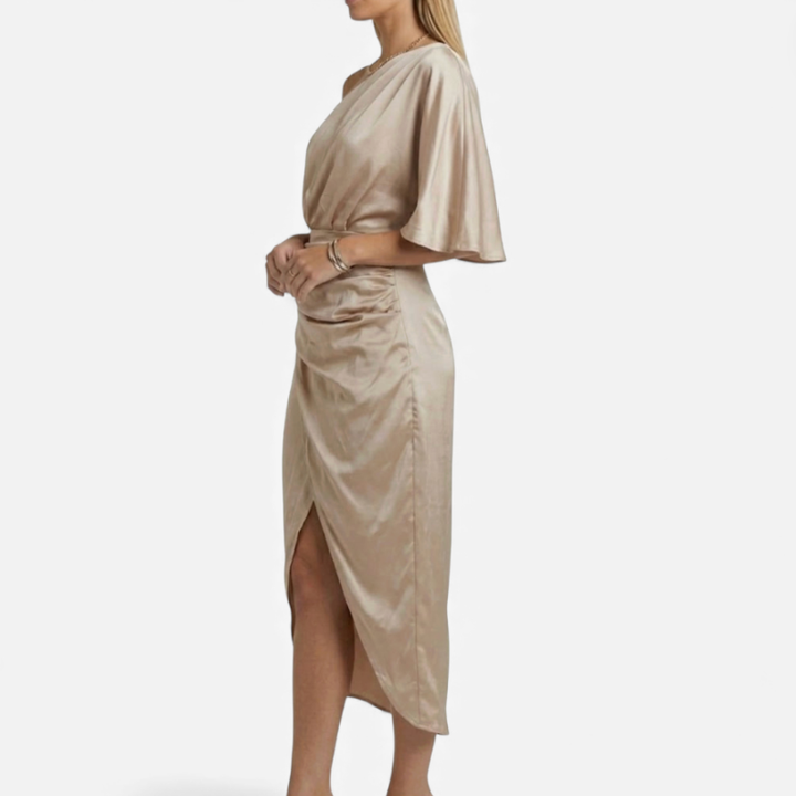 Women's Elegant One Shoulder Dress
