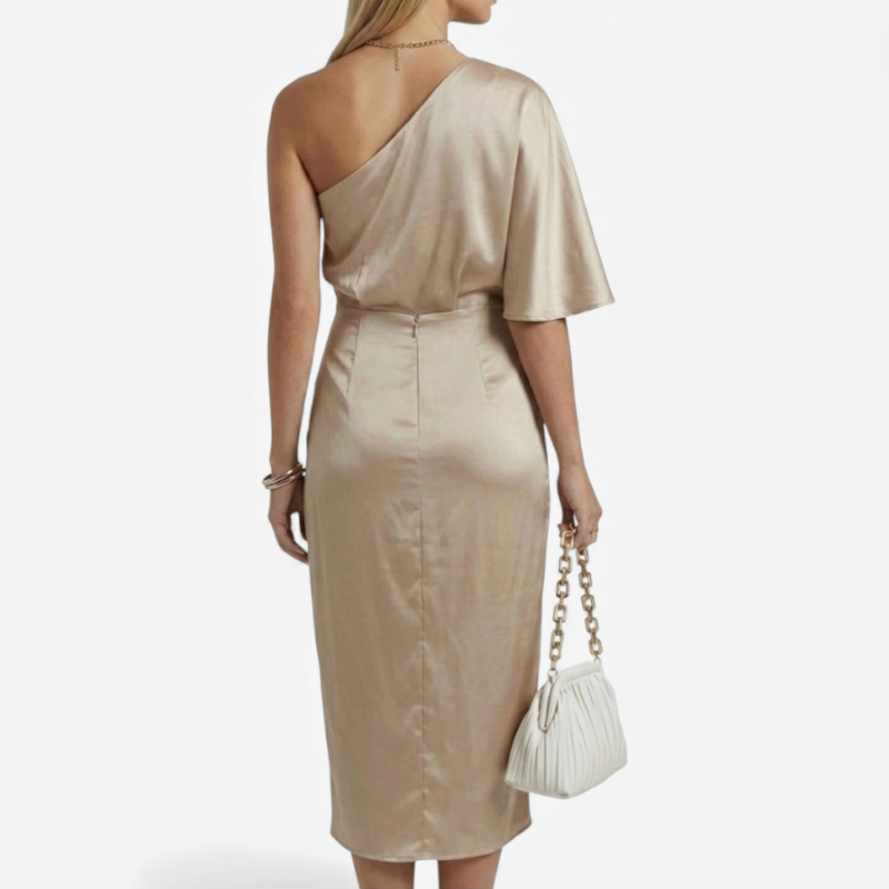 Women's Elegant One Shoulder Dress