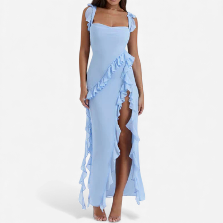 Women's Maxi Ruffle Dress