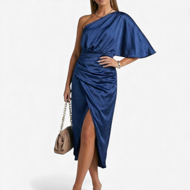 Women's Elegant One Shoulder Dress