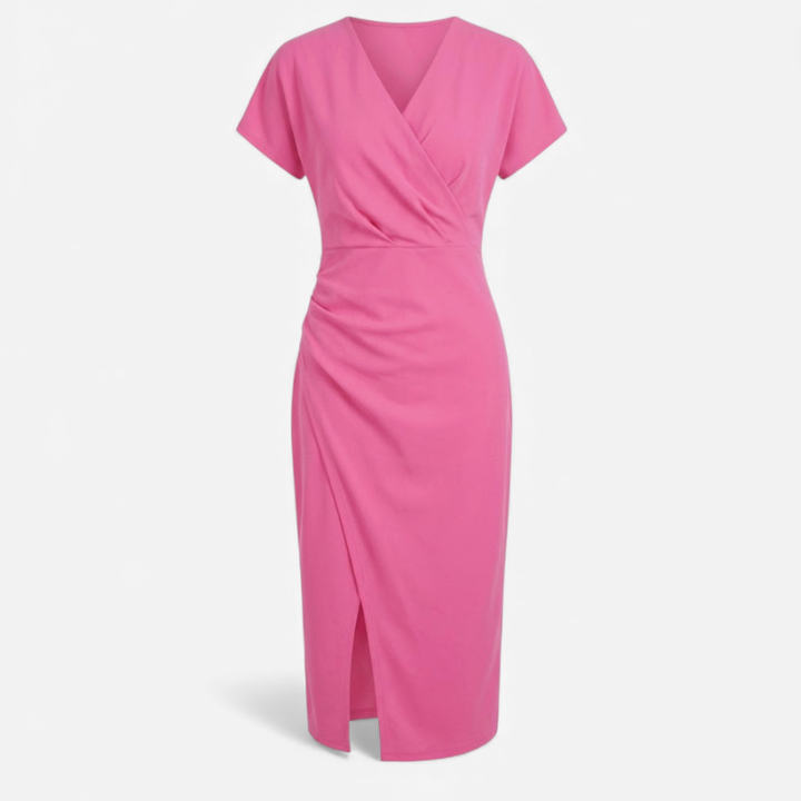 Women's Dress With V-Neck