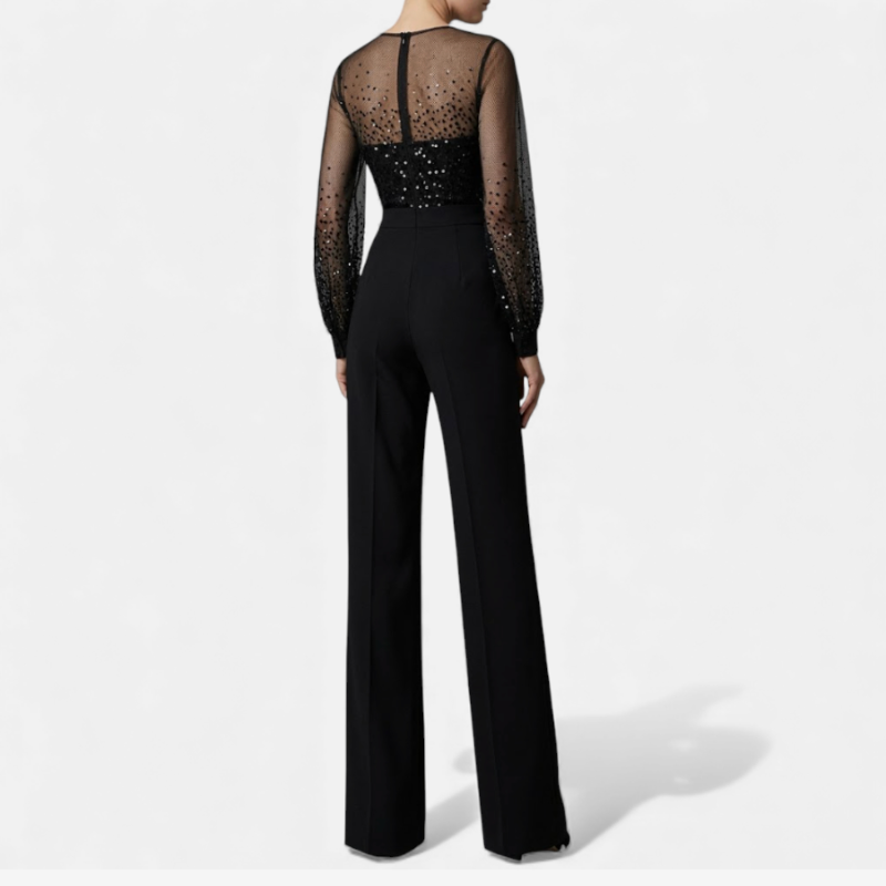 Women’s Elegant Jumpsuit With Glitter