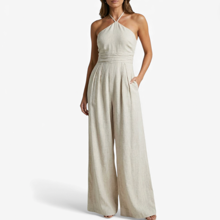 Women's Jumpsuit With Open Back