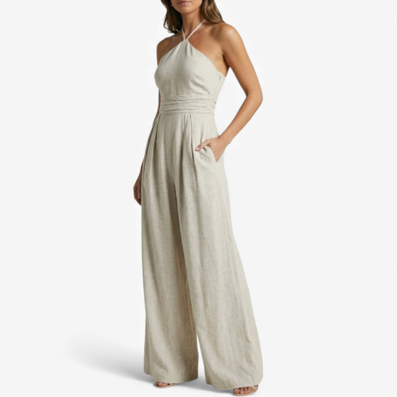 Women's Jumpsuit With Open Back