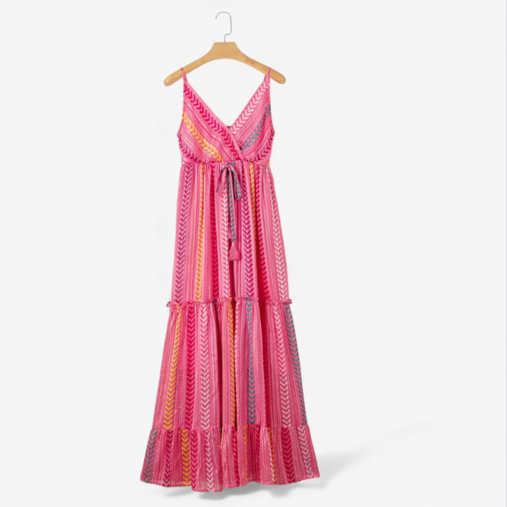 Women's Pink Maxi Summer Dress