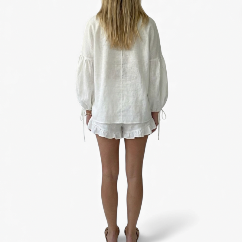 Women's Ruffle Lounge Summer Set