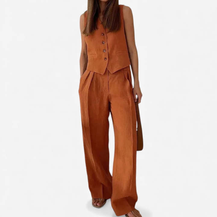 Women's Sleeveless 2 Piece Set