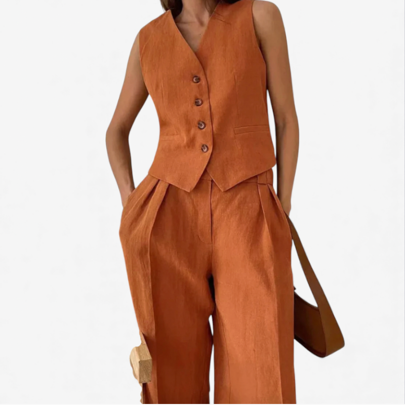 Women's Sleeveless 2 Piece Set