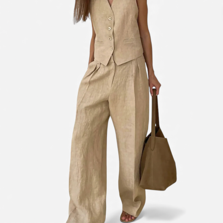 Women's Sleeveless 2 Piece Set
