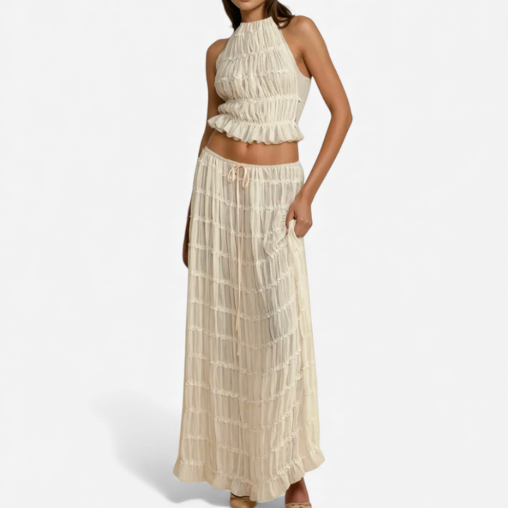 Women's Summer Set With Skirt