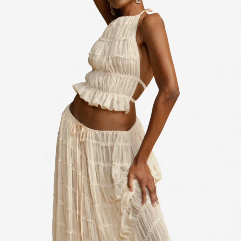 Women's Summer Set With Skirt