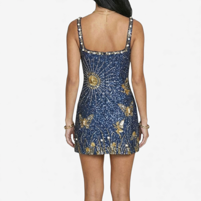 Women's Sequin Party Mini Dress