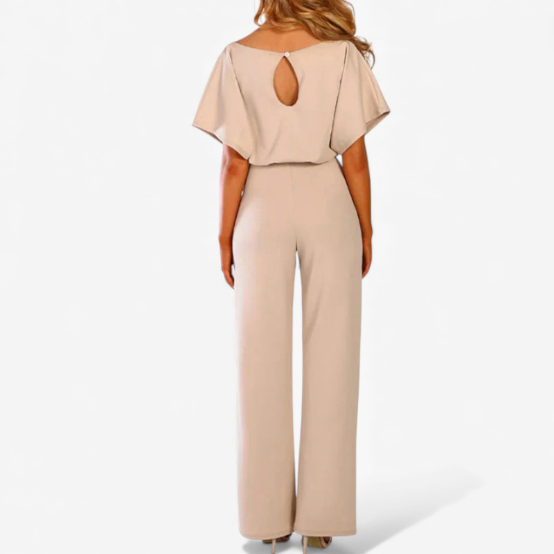 Women's Jumpsuit With Waist Tie