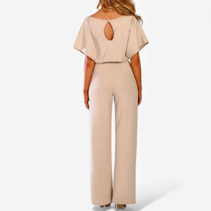 Women's Jumpsuit With Waist Tie