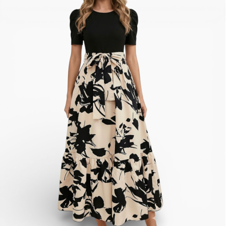 Women's Formal Maxi Dress With Skirt