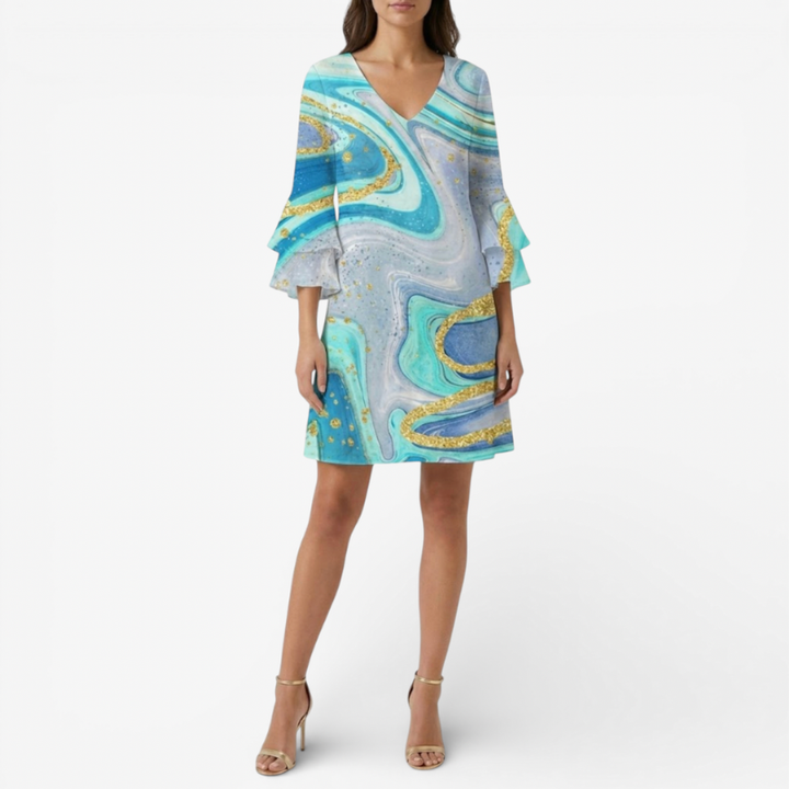 Women's Long Sleeve Cocktail Dress