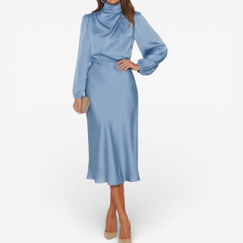 Women's Long Sleeve Formal Dress
